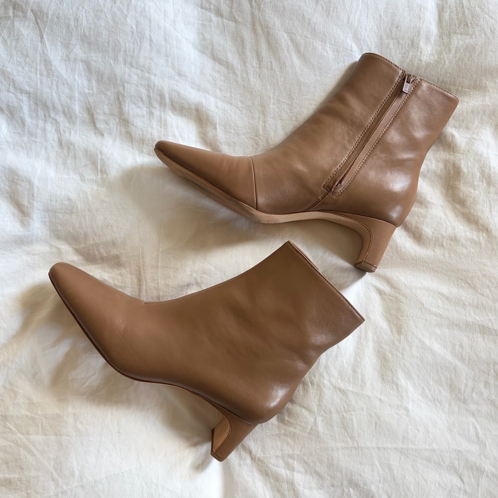 Loeffler Randall // Lennon Brown Leather Ankle Boots - Picture 6 of 10